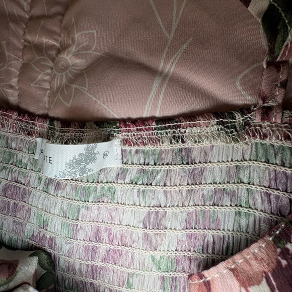 Altar'd State Pink and Green Smocked Dress - Picture 2 of 4